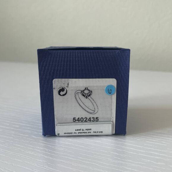 Swarovski Attract ring Square cut, White, Rhodium plated size 6 / EUR 52 - Picture 12 of 12